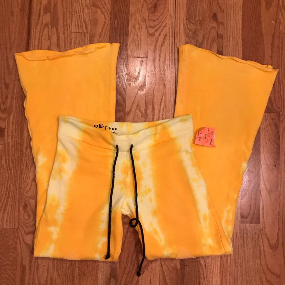 NWT Y2K 2BFree Tie Dye Fleece Pants
